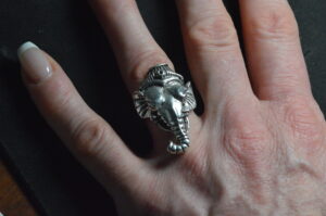 Ganesh Indian Hindu Elephant Ring