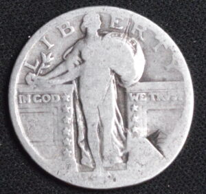 Random Date Standing Liberty Silver Quarter (1 Per Order)