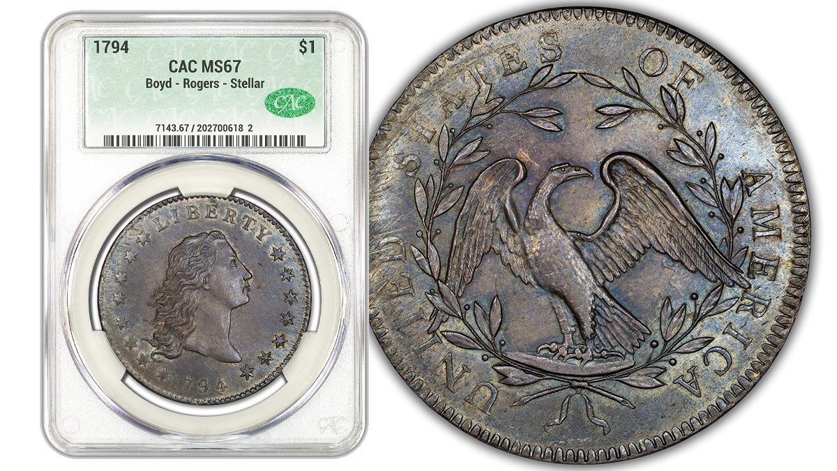 Finest Known 1794 Silver Dollar Now Graded by CACG