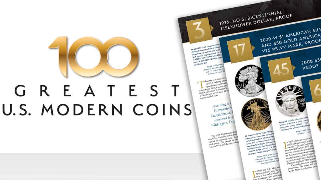 New Edition of 100 Greatest U.S. Modern Coins Unveiled