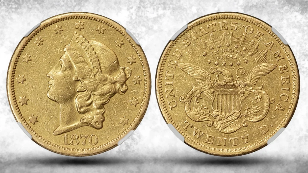 Rare 1870-CC Double Eagle Lifts Heritage U.S. Coin Auction Over $5.6 Million