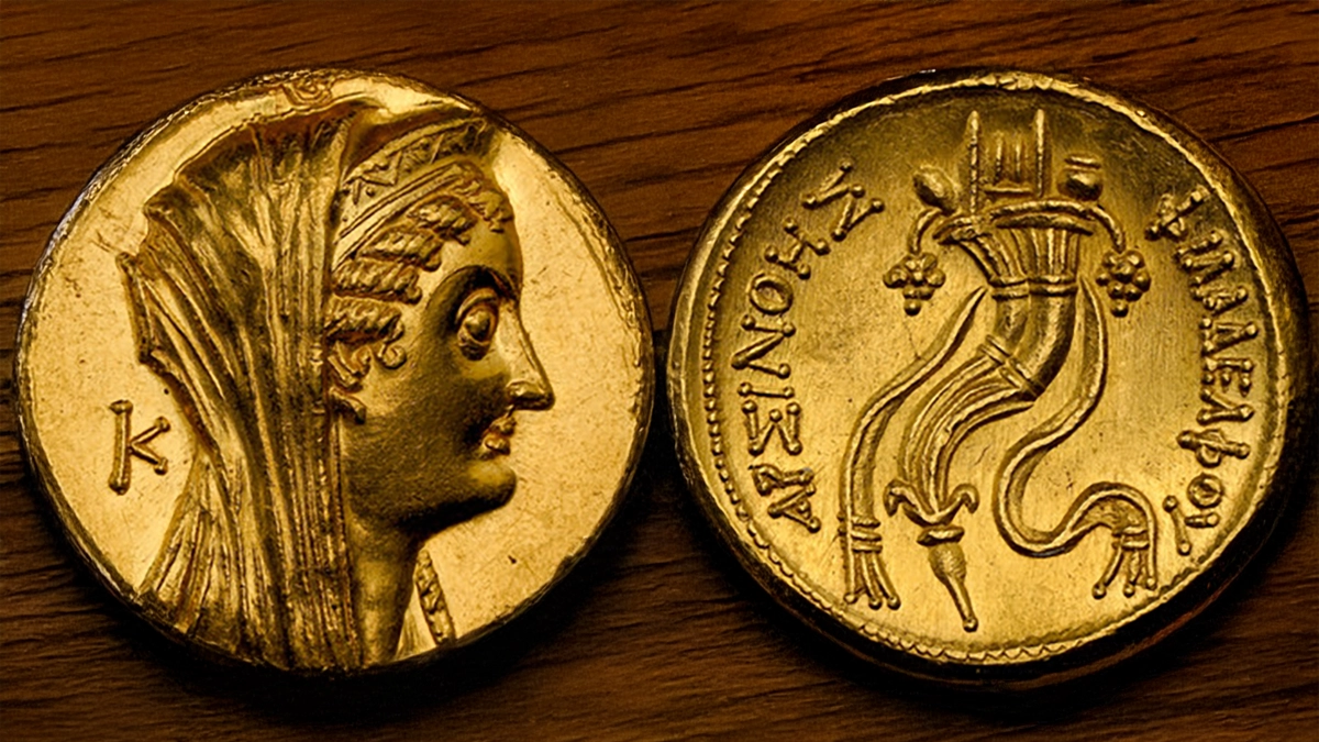 Amazing Egyptian Oktadrachm Among New World, Ancient Coins at Atlas Numismatics