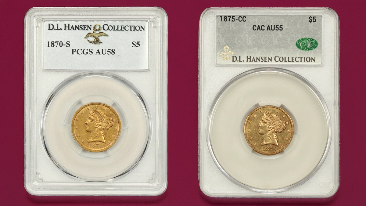 Carson City Half Eagles Highlight DLRC Red Carpet Rarities Auction 55