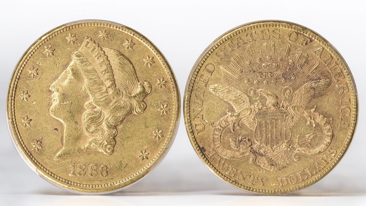 Rare Key Date 1886 Double Eagle Offered by GreatCollections