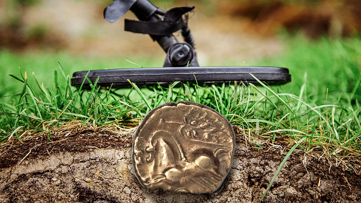 Roman-British Coin Discovery a First for Mainland Europe