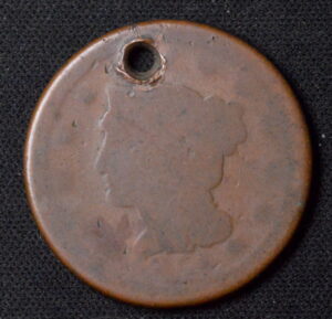 Holey Moley! Copper Large Cent with a Nice Hole!