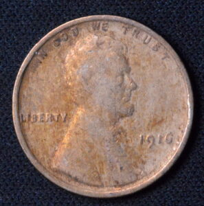 1916 Lincoln Wheat Cent (Bad Hair Day?)
