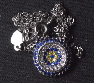 Gorgeous Evil Eye Necklace (Non Silver) Very Unique and Different!!