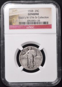 1928 Standing Liberty Quarter Stacks 57th St Auction NGC Graded *Crusty!*