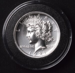 HIGH RELIEF 2024 1921 PEACE DOLLAR .999 FINE SILVER FANTASY STRIKE!