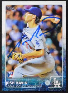 Josh Ravin - Relief Pitcher very Rare LA DODGERS AUTOGRAPHED CARD!!