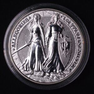 2022 Allegories Italia (Italy) Germania 5 Mark 1 Troy Ounce .9999 PURE Silver Fine Silver Round