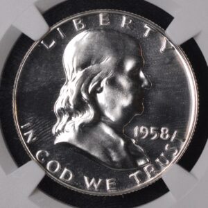 1958 Franklin Half Dollar Proof Silver Half Dollar 50c NGC PF67 High Grade!!!