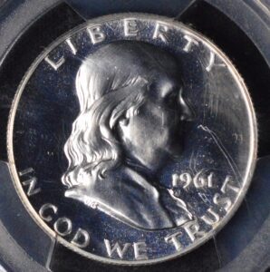 1961-P Franklin Half Dollar PCGS PR67 Beautiful Silver Proof!