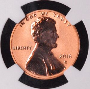 2018 S 1C Reverse Proof Lincoln Cent NGC Reverse PF69 RD Lincoln Label