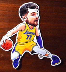 New Luka Doncic Art Magnet for Fridge Very High Res!
