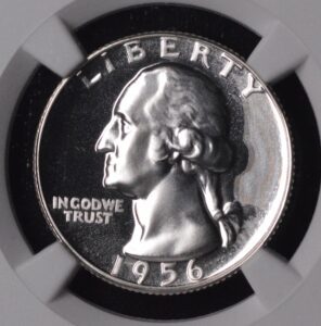 PERFECT LOOKING: 1956-P Washington Silver Quarter NGC PF68 * STAR