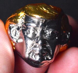 DJT - Donald J. Trump Sexy Blonde Brass Ring Size 10 for the Big Wigs