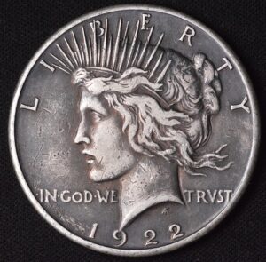 1922 Peace Dollar XF VAM 420 Extra Crusty on the Eye!