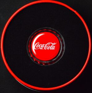 2023 Niue $1 6-gm Silver Coca-Cola Bottle Cap Colorized Reverse Proof