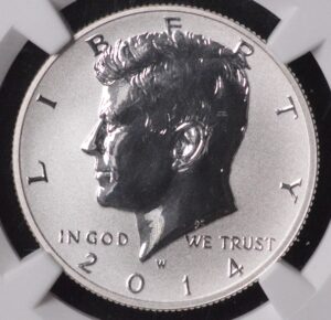 2014-W Silver John F. Kennedy JFK Silver Half Dollar NGC PF69 Early Release!