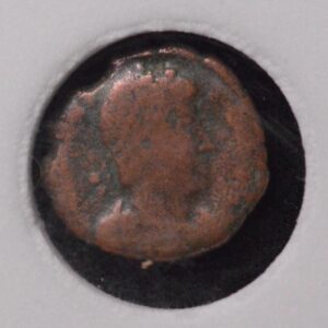Ancient Roman Bronze Coin Constantine Era