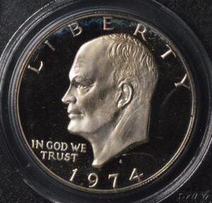 1974-S Eisenhower Silver Proof PCGS PR68DCAM