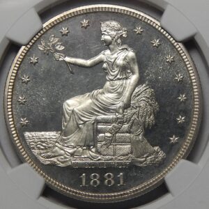 JAY'S ALL STAR TOP HIT: 1881 NGC PF 67 ULTRA CAMEO TRADE DOLLAR