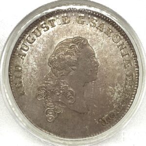 Alemán Estados Saxony 1764 Taler Moneda Thaler PCGS MS65 TOP POP!!!!