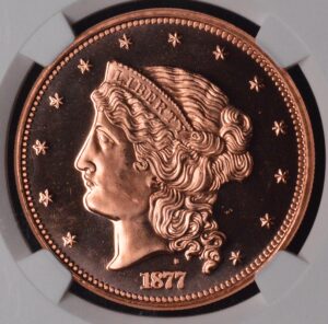 William Barber Copper 1 Ounce Pattern Smithsonian Collection!