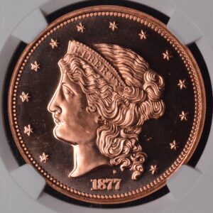 William Barber Copper 1 Ounce Pattern Smithsonian Collection!