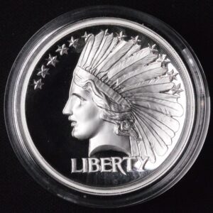 Ultra High Relief 2017 National Parks St. Gaudens Indian Pure .999 High Relief Silver Nice!