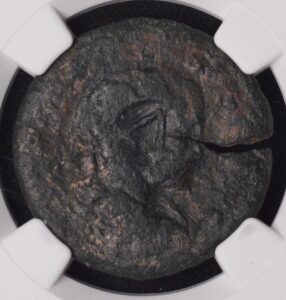 MYSIA, Germe. Gordian III, AD 238-244. Æ26, Countermarked, NGC Certified