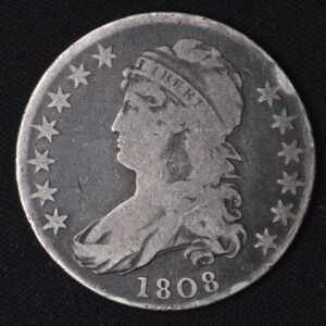 1808 Capped Bust Half Dollar VF First Year! John Reich Designer
