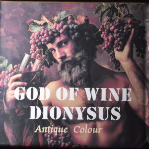 God of Wine 2 Ounce Cameroon Silver Colorized Coin (Very Cool!) Unboxed