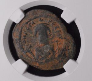 Byzantine Empire Phocas 602-610 AD NGC Ancients!