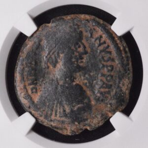Byzantine Empire Justinian I Gorgeous Patina Beautiful Coin NGC Ancients