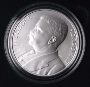Teddy Roosevelt Silver US Mint Medal