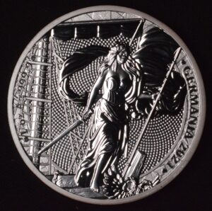 2021 Lady Germania 5 Mark 1 oz .999 Pure Silver!