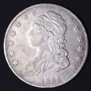 1834 Capped Bust Half Dollar Totally Original Skin Grey Skin Beautiful AU!