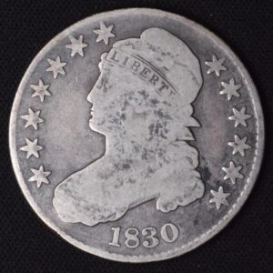 1830 Capped Bust Half Dollar Low Grade Very Affordable!