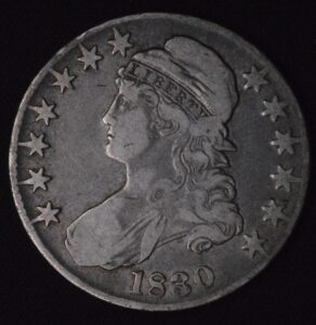 1830 Capped Bust Half Dollar GORGEOUS Detail VF Solid!