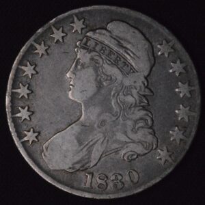 1830 Capped Bust Half Dollar GORGEOUS Detail VF Solid!