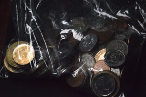 Nice Large Bag of Foreign Coins!!