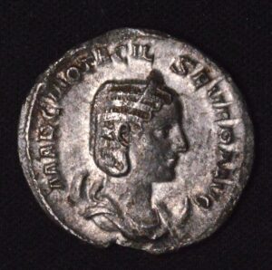 Otacilia Severa *Wife of Philip I* AD 244-249 Gorgeous Antique Roman Silver Coin
