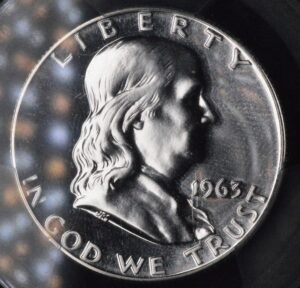 1963 Franklin Silver Half Dollar GORGEOUS Proof PCGS PR67!