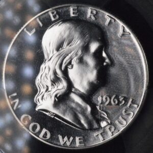 1963 Franklin Silver Half Dollar GORGEOUS Proof PCGS PR67!