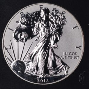2013-W Reverse Proof Silver Eagle Housed in a Black Holder PF70 in OUR GRADE. PERFECT!!