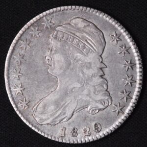 1820/19 Capped Bust Half Dollar XF Beautiful Patina Popular Overdate!