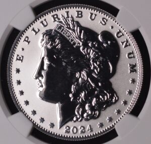 2024-S Reverse Proof Morgan Dollar First Release NGC PF69 GORGEOUS STRIKE! San Francisco Label.